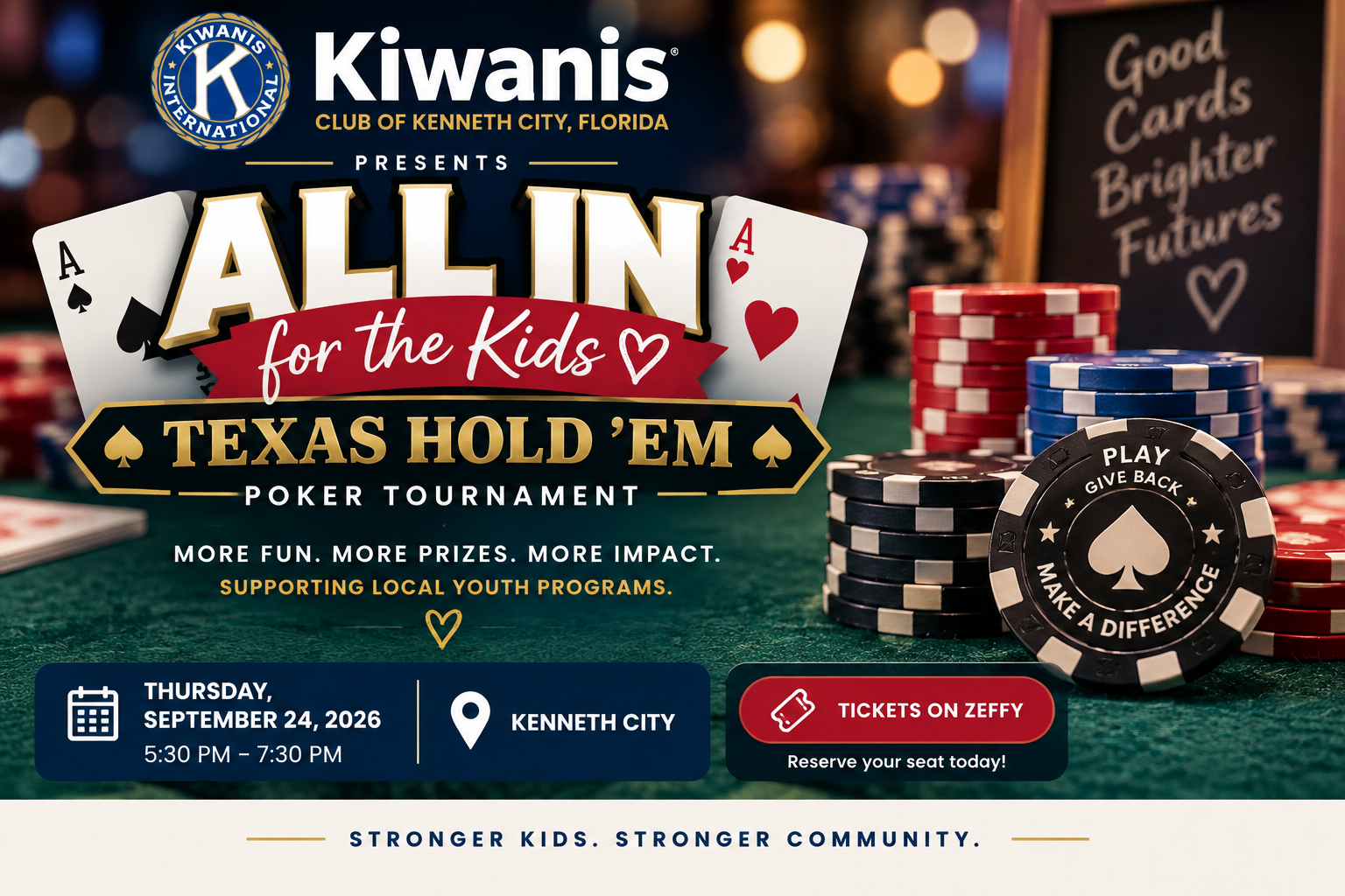 ALL IN for the Kids: Texas Hold 'Em Poker Tournament